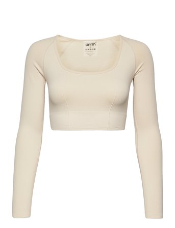 aim ́n | Luxe Seamless Cropped Long Sleeve | L