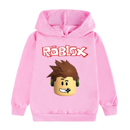 Roblox Hettegenser for Barn Yttertøy Genser - Høy kvalitet Rosa