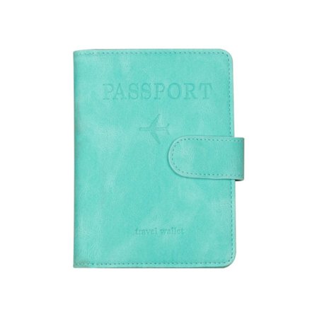 RFID Passholder Passport Bag LYS GRØNN