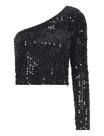 ONLY Onllucy Shoulder Top Wvn Svart