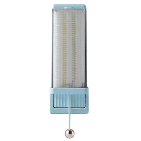 Makeup Bomull Oppbevaringsboks Bomull Pad Dispenser LYS BLÅ