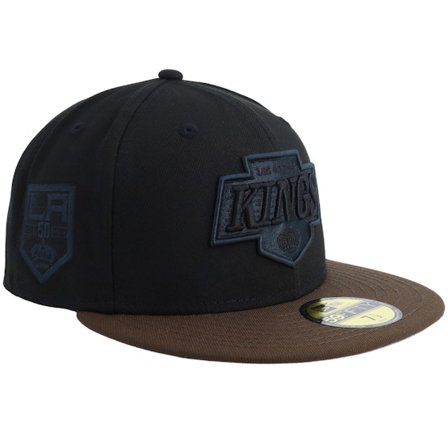 New Era - NHL Svart fitted Caps - Hatstore Exclusive x Los Angeles Kings 59FIFTY Black/Walnut Fitted @ Hatstore