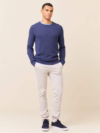 Jean Paul - Terry genser - Herre - Blå - Gensere - XL