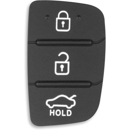 Bilnøkkeltastatur 3 knapper kompatibel med Hyundai i20 i30 ix20 ix35 Tucson Santa Fe