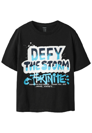 Name It NKMMOD FORTNITE SS NREG TOP BOX T-shirts & toppar Herr Svart 122/128