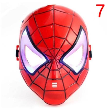 LED Superheltemaske Amerika & Iron Man Avengers Batman Spiderman 7