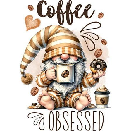 Diamantkonst Målningssatser för Vuxna, Kaffetomte Full Borr Diamantprickar Målningar för Nybörjare, Rund Måla med Diamanter Bilder Konst Målning DIY