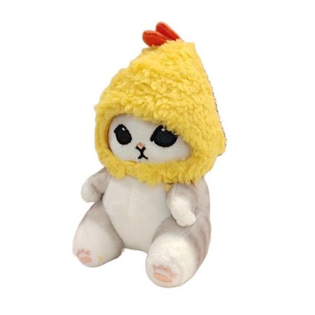 Mub- Cute Shark Cat Fried Shrimp Cat Plush Doll Pendant Dolls Beautiful Room Car Bag Decoration For Gifts Keychain
