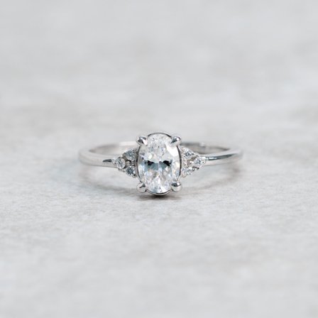 Lindblom, 18K Weißgold : Diamanten - Laborgezüchtet, Karat - 0.50 kt