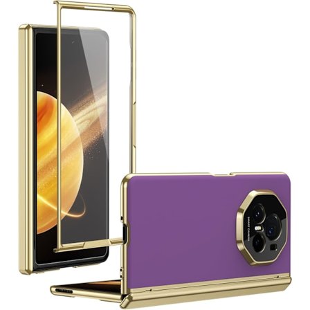 AG Frostet Sammenleggbart Deksel for Honor Magic V3-deksler, Skjermbeskytter Herdet Film + AG Matt, Vakuumbelegg Skall Beskyttelsesdeksel, Anti-