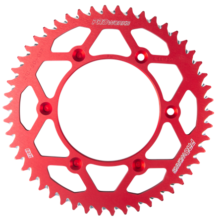 Zębatka Tylna Proworks Aluminiowa Czerwona - Honda CRF 450RL 2021-2026
