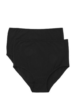 Å WOMAN Maxitrosa IDA, 2-pack Trosor Svart S