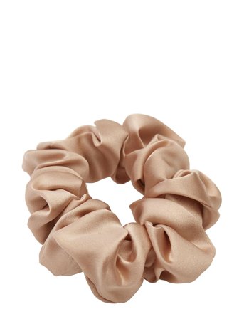 Lenoites Mulberry Silk Scrunchie - Pink - ONE SIZE