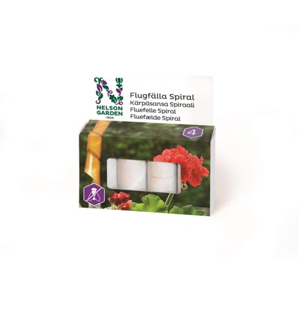 Nelson Garden 8652 Fluefelle spiral, 4-pakning, Dyr & stell