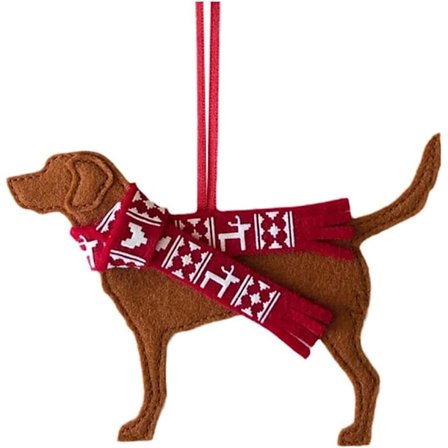 Julepynt, Svarte Retriever-gaver, Juledekorasjon Hund, Jul