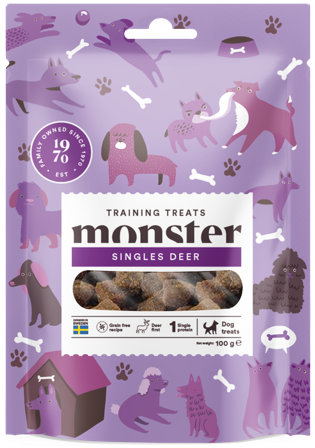 Monster Dog Training koiranherkku peura, 100 g - Monster