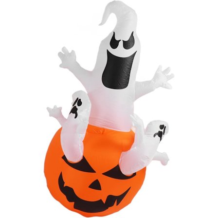 Halloween uppblåsbar spöke pumpa utomhus glödande modell utomhus Halloween utomhus dekoration för La