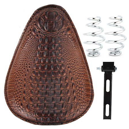 Moottoripyörän retro-solosatula istuinpehmuste jousikiinnikkeellä sopii Hondaan