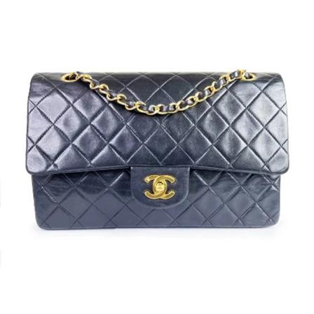 Chanel Vintage, Pre-owned Leather Shoulder Bag Zwart, Dames, Maat:ONE Size