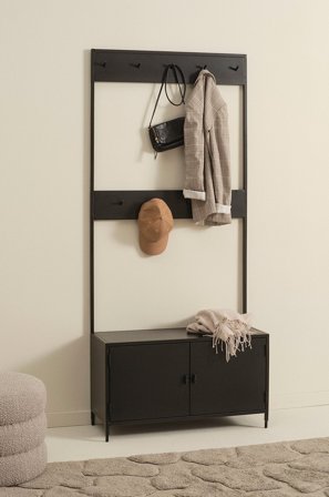 Jotex - Entremøbel Stål Matt black SOLOM - Kjøp Entrémøbler hos Jotex