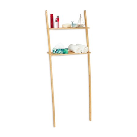 Vaskemaskinehylde i bambus