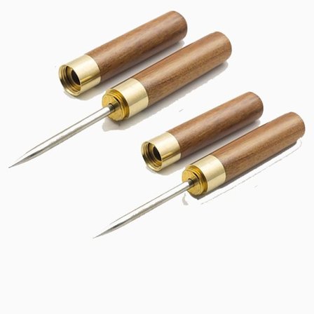 2stk Trehåndtak Ishakker Stål Ishakker TRE