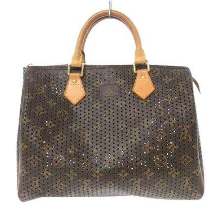 Louis Vuitton Vintage Pre-owned Canvas handTass , Bruin , Dames , Maat: ONE Size Vintage Tassen