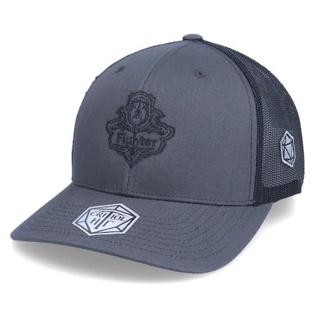 Critiql Hit - Cinza trucker Boné - Fighter Class Emblem Charcoal/Black Trucker @ Hatstore