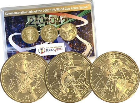 Japan-Korea - VM 2002. Bronzemønter