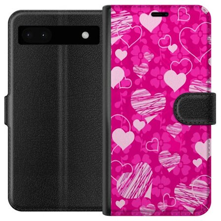 Yhteensopiva Lompakkokotelo Google Google Pixel 6a PopSydänKuviointi