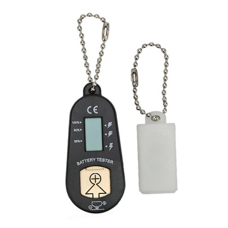 Knappcellsbatteri Kontroll Digital LCD-skärm Återstående Elektricitetstestare Kontroll Digital Mätare Verktyg