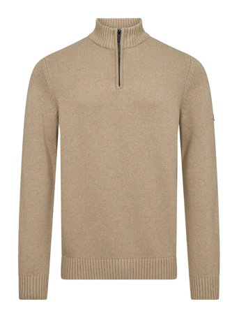 Bs Stian Regular Fit Knitwear Beige Bruun & Stengade