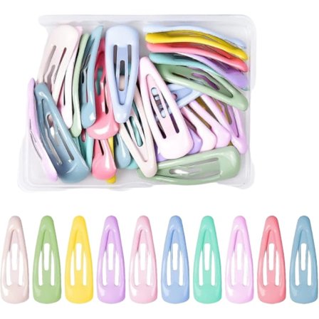 30 baby -3 cm metallhårspännen kompatibla med barn - Mini hårspänne