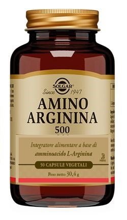 Solgar Amino Arginina 500 50 Capsule Vegetali