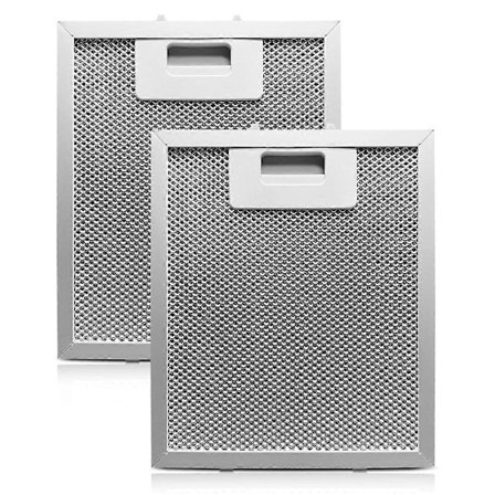 2 st W10915369 Fettfilter för Spiskåpa W10727013 för Whirlpool, Jenn Air, Kitchen Aid, Aluminiumnät G