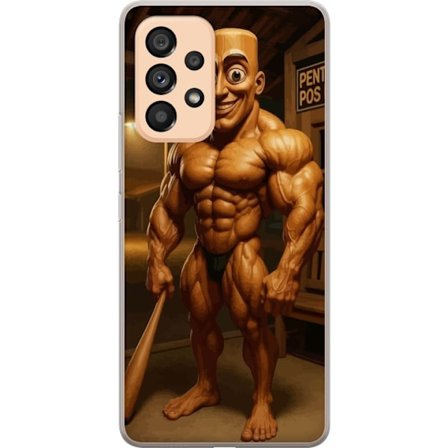 Yhteensopiva Puhelinkuori Samsung Galaxy A53 5G Italialainen Brainrot träfigur