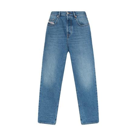 Diesel, 2020 D-Viker straight leg jeans Blauw, Heren, Maat:W34 L30