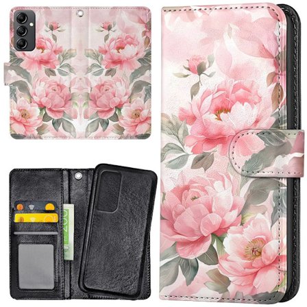 Samsung Galaxy A15 - Plånboksfodral/Skal Flowers