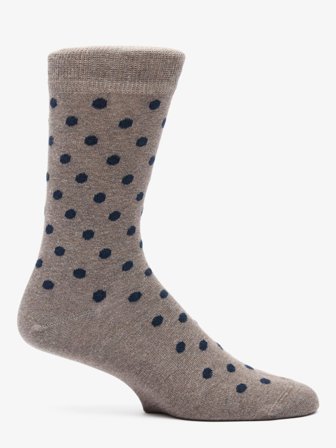 John Henric Men's Brown & Blue Socks Murcia Size Onesize