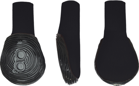 Goo-eez Monochromez Black/Black XS 2 pcs