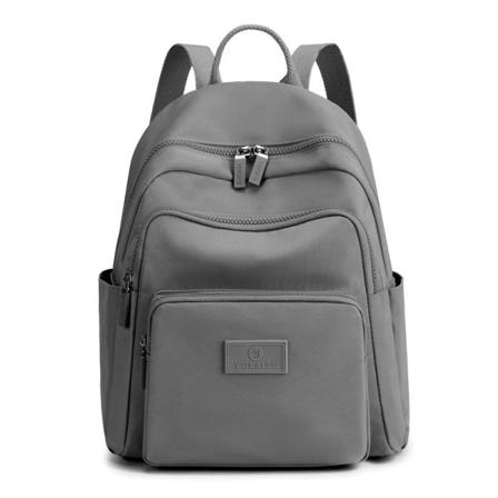 Kvinder pige rygsæk skuldertaske skoletaske Outdoor Sports Stor Kapacitet Letvægts Leisure Travel Bag Gray