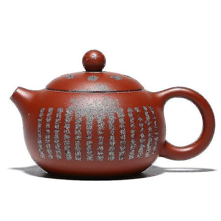 Yixing tekanne Xishi vannkoker håndmalt Kung Fu Zisha teutstyr Send gaveeske|tekanner
