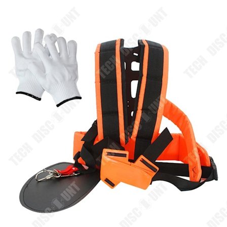 Buskrem - TD - Justerbar - Komfortabel - Oxford Stof - Sort og Orange