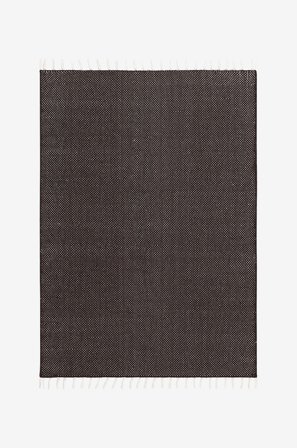 KM Home - Puuvillamatto Line - Ruskea - Puuvilla- & räsymatot - 75X220 - - Homeroom