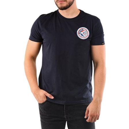 Alpha Industries, Koszulka m?ska Apollo 15 198501 07 Niebieski, Mężczyzna, Rozmiar: M