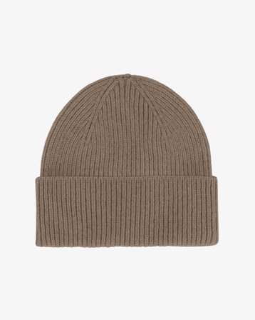 Merino Wool Beanie - Warm Taupe - Female - One Size