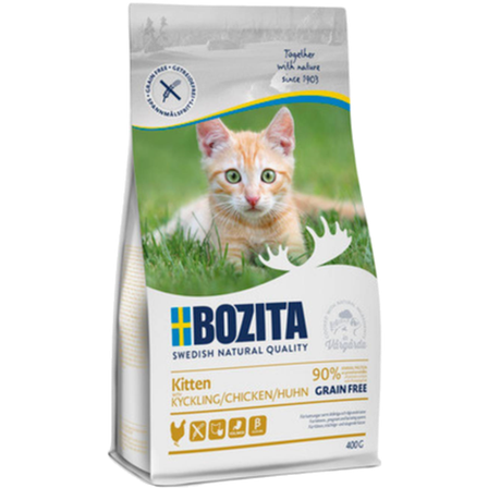 Bozita Katt - Kitten Grain Free Chicken 10 kg - Katt - Kattefôr & kattemat - Tørrfôr for katt - ZOO.no