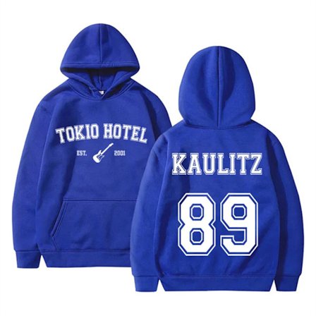 Tokio Hotel Hetter Rockeband Gensere Bill Kaulitz Trykk Genser Kaulitz 89 Hetter Y2k Streetwear Tokio Hotel Gensere