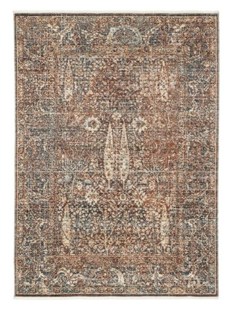 Petra 160X230 Marron/Vert Tapis De Laine