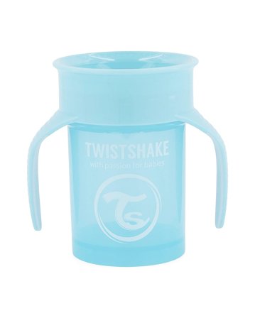 Twistshake 360 Kop Blå 360 ml, Børn & Forældre, Service, Kopper Og Drikkedunke